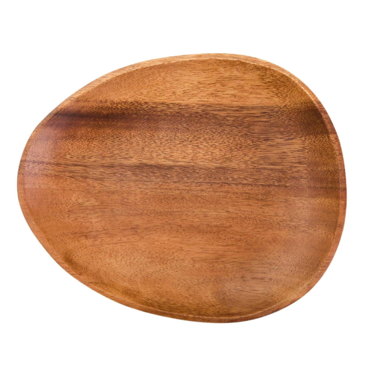 Koro Acacia Wood Large Oval Plate