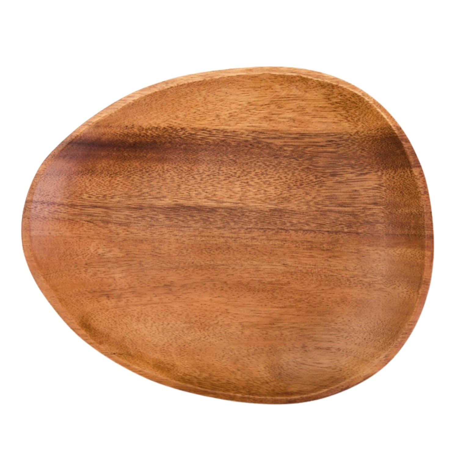 Koro Acacia Wood Large Oval Plate