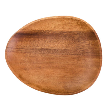Koro Acacia Wood Large Oval Plate