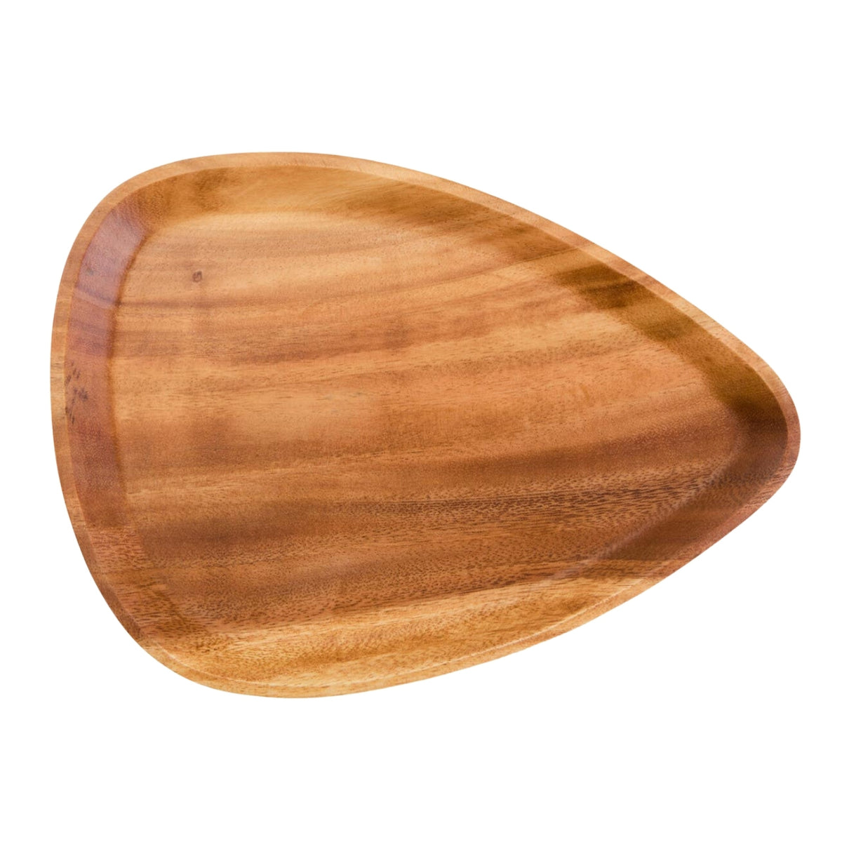 Koro Acacia Large Curved Triangular Serving Dish