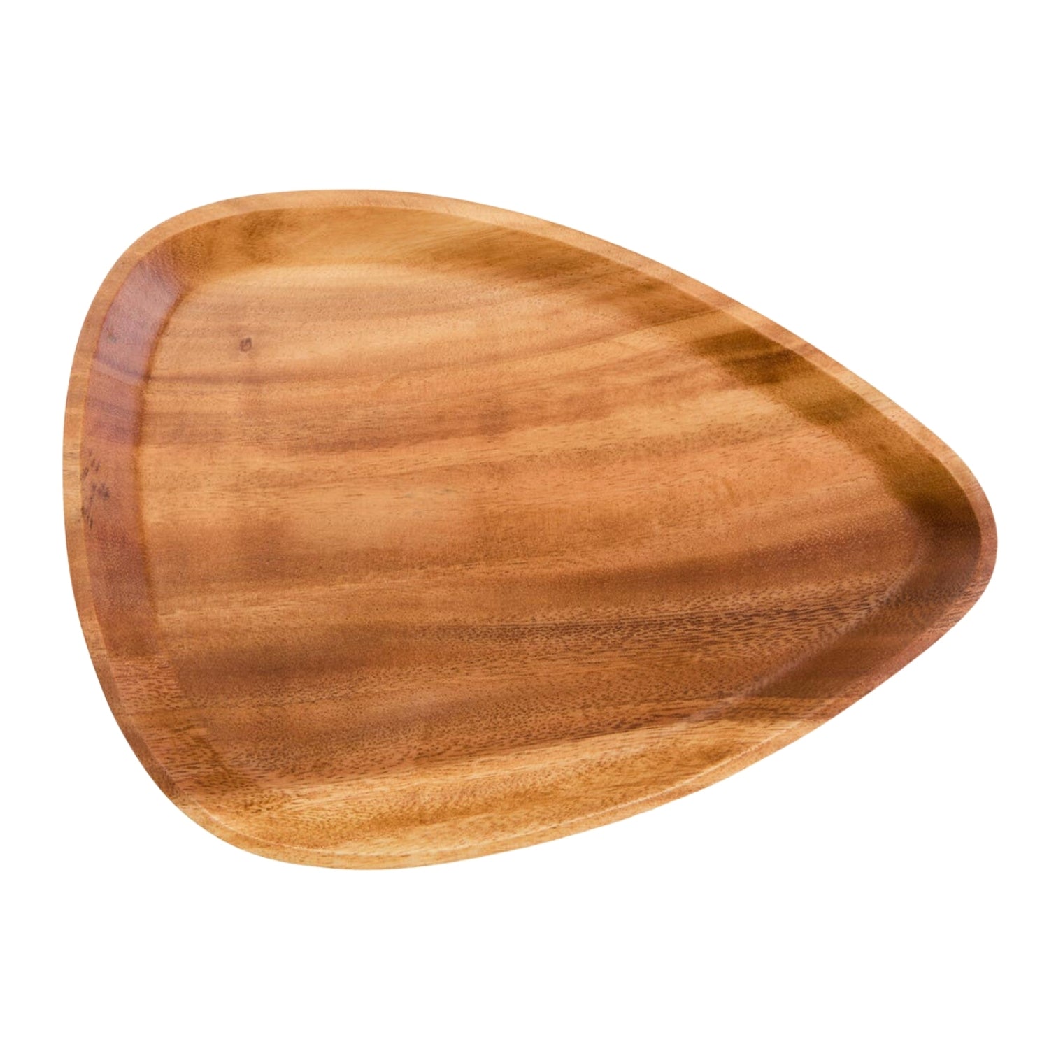 Koro Acacia Large Curved Triangular Serving Dish