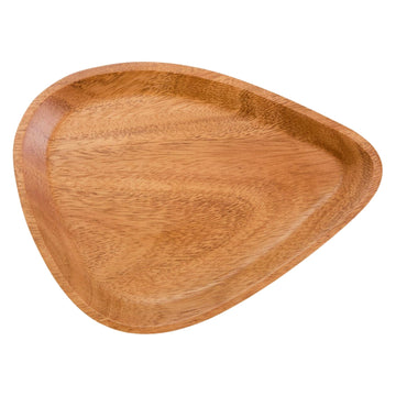 Koro Acacia Medium Curved Triangular Serving Dish