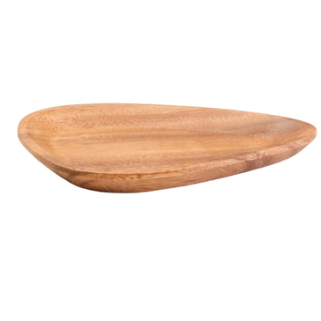 Koro Acacia Small Curved Triangular Serving Dish