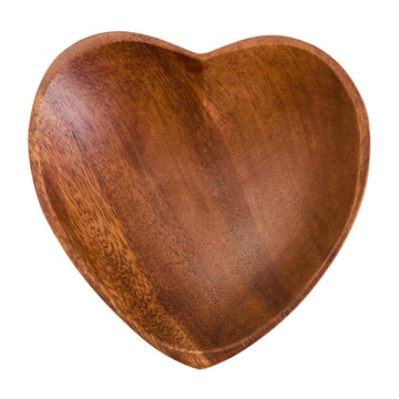Koro Acacia Heart Shape Serving Dish