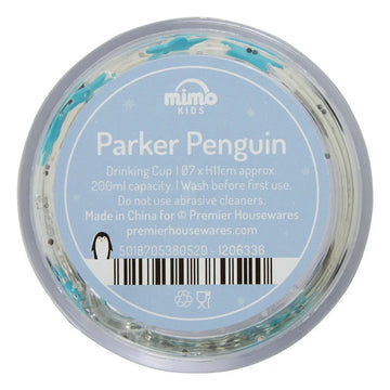 Mimo Parker The Penguin Design 200ml Kids Drinking Cup