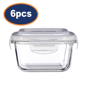 Set of 6 Freska 520ml Glass Food Container