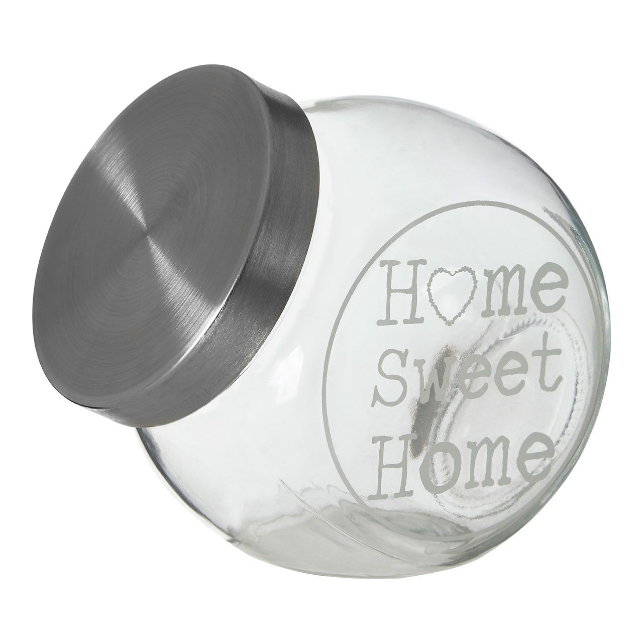 Glass Storage Jar With Metal Lid – 700ml