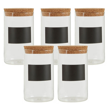 5pc 1000ml  Tromso Glass Storage Jar Set