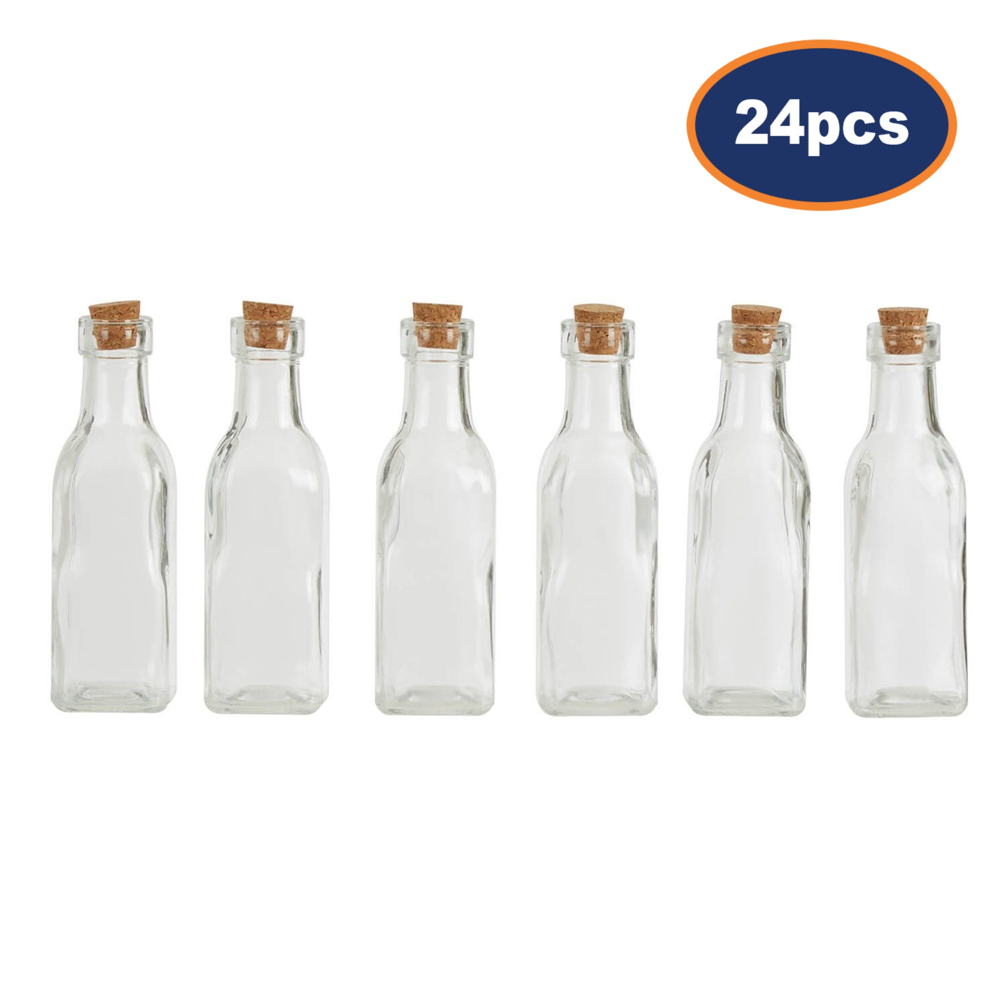 24pcs 170ml Tromso Glass Bottles Set