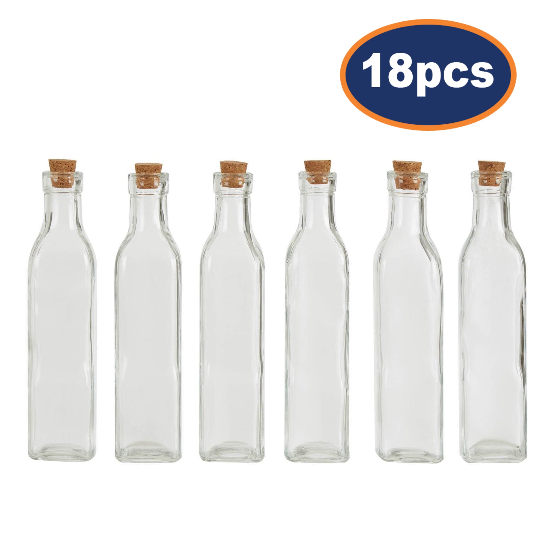 18pcs 250ml Tromso  Glass Bottles Set