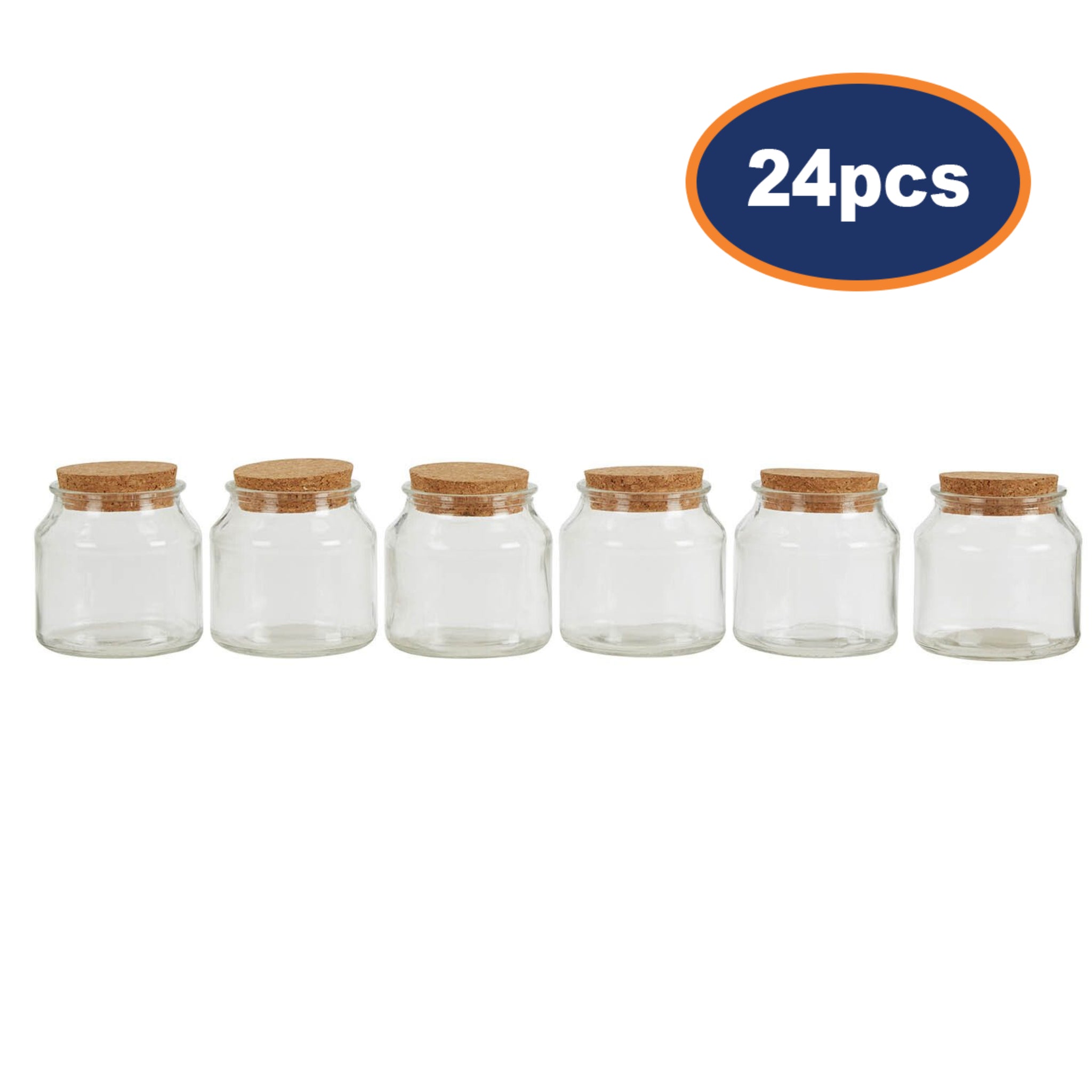 24pcs 120ml Tromso Glass Bottles Set