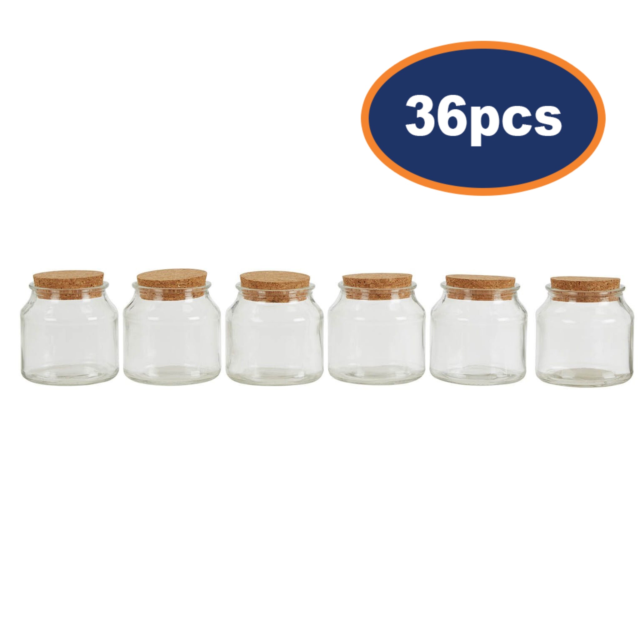 36pcs 120ml Tromso Glass Bottles Set