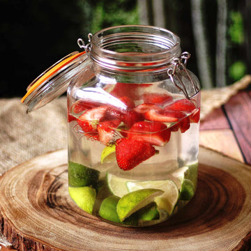 Kilner 2L Square Clip Top Glass Storage Jar