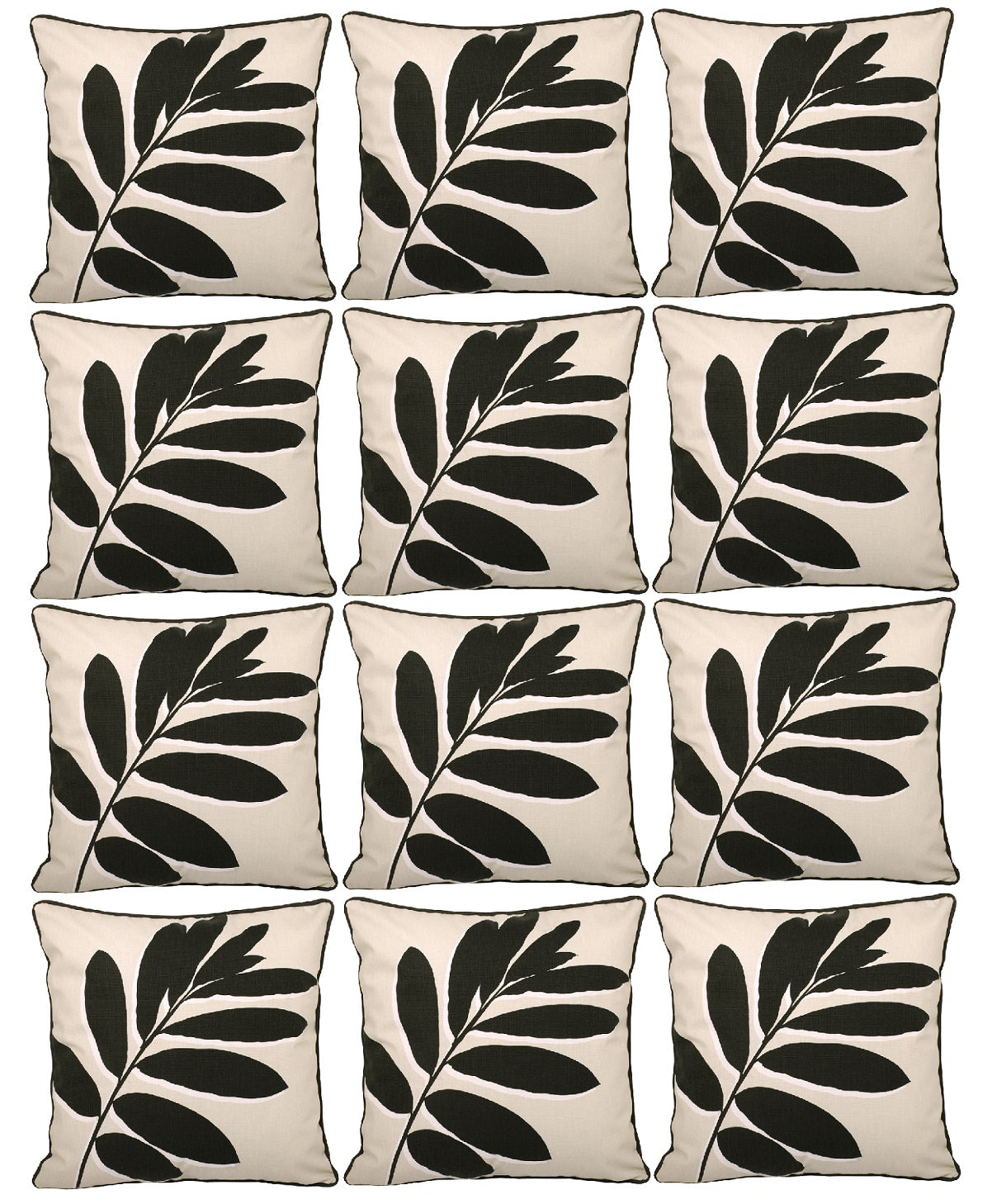 12pc Outdoor Cushion Cover Natural