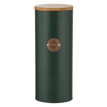 Green Pasta Tin Canister