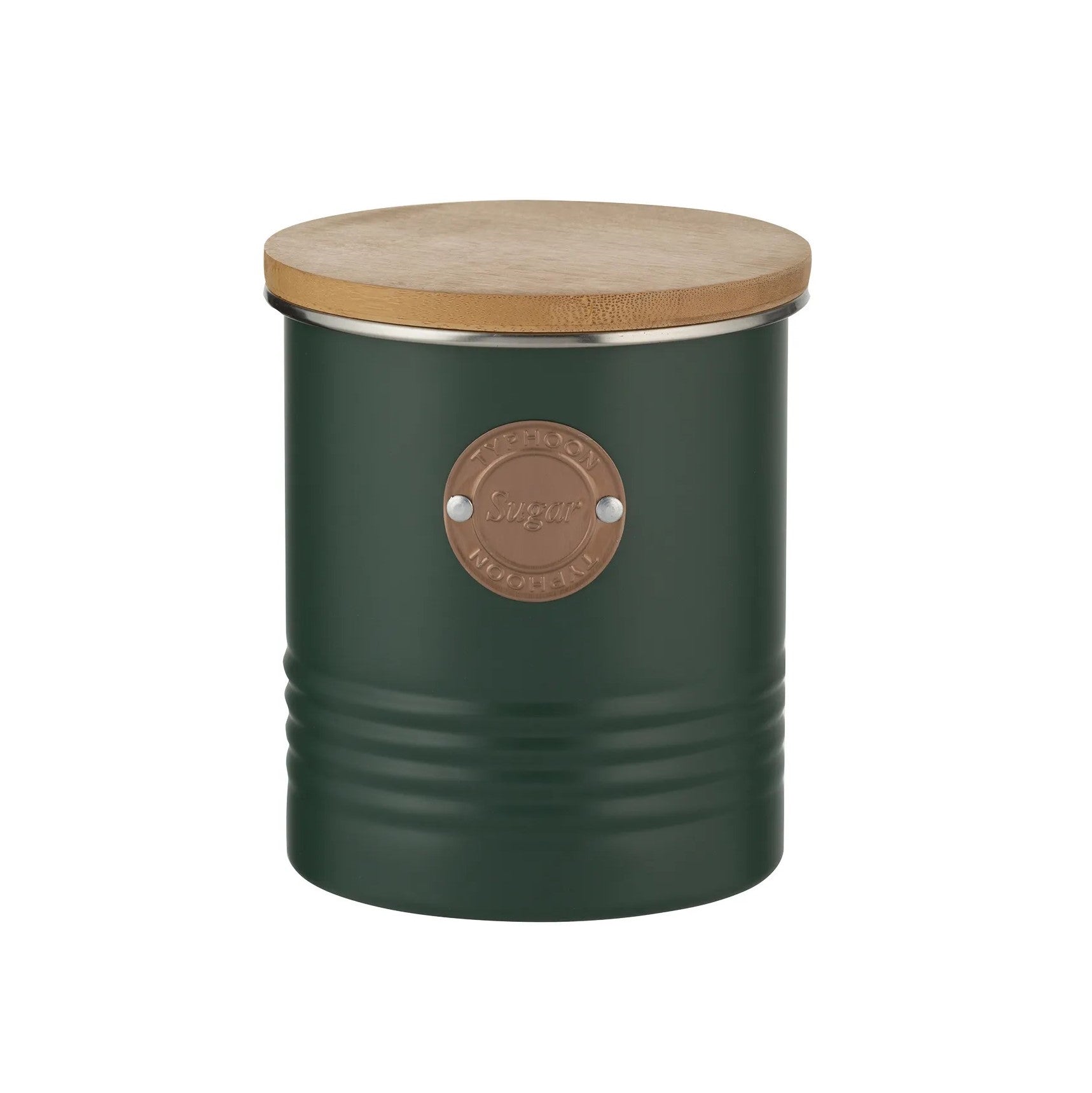 Typhoon Living Green Tin Vintage Sugar Canister