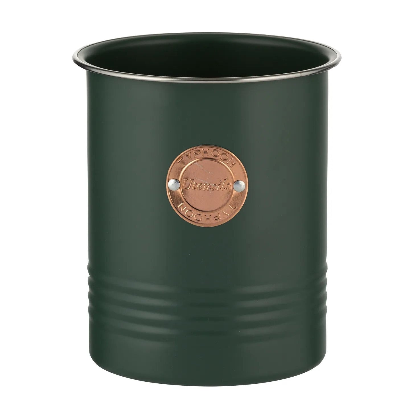 Typhoon Living Green Tin Cutlery Utensil Holder