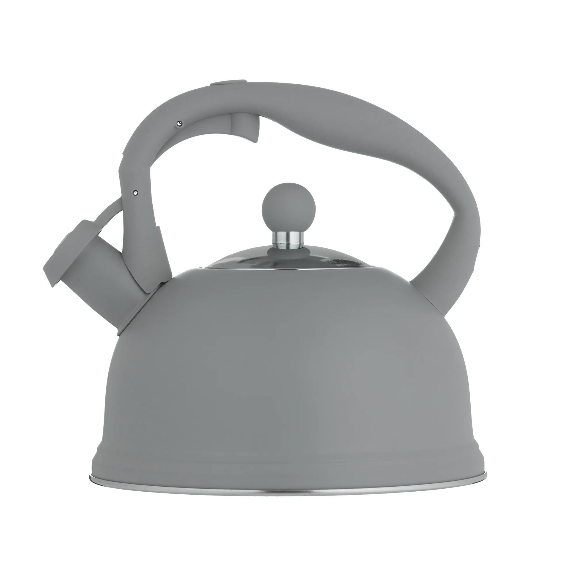 1.8L Grey Stovetop Whistling Kettle