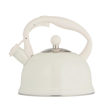 Typhoon Otto 1.8L Cream Stovetop Whistling Kettle