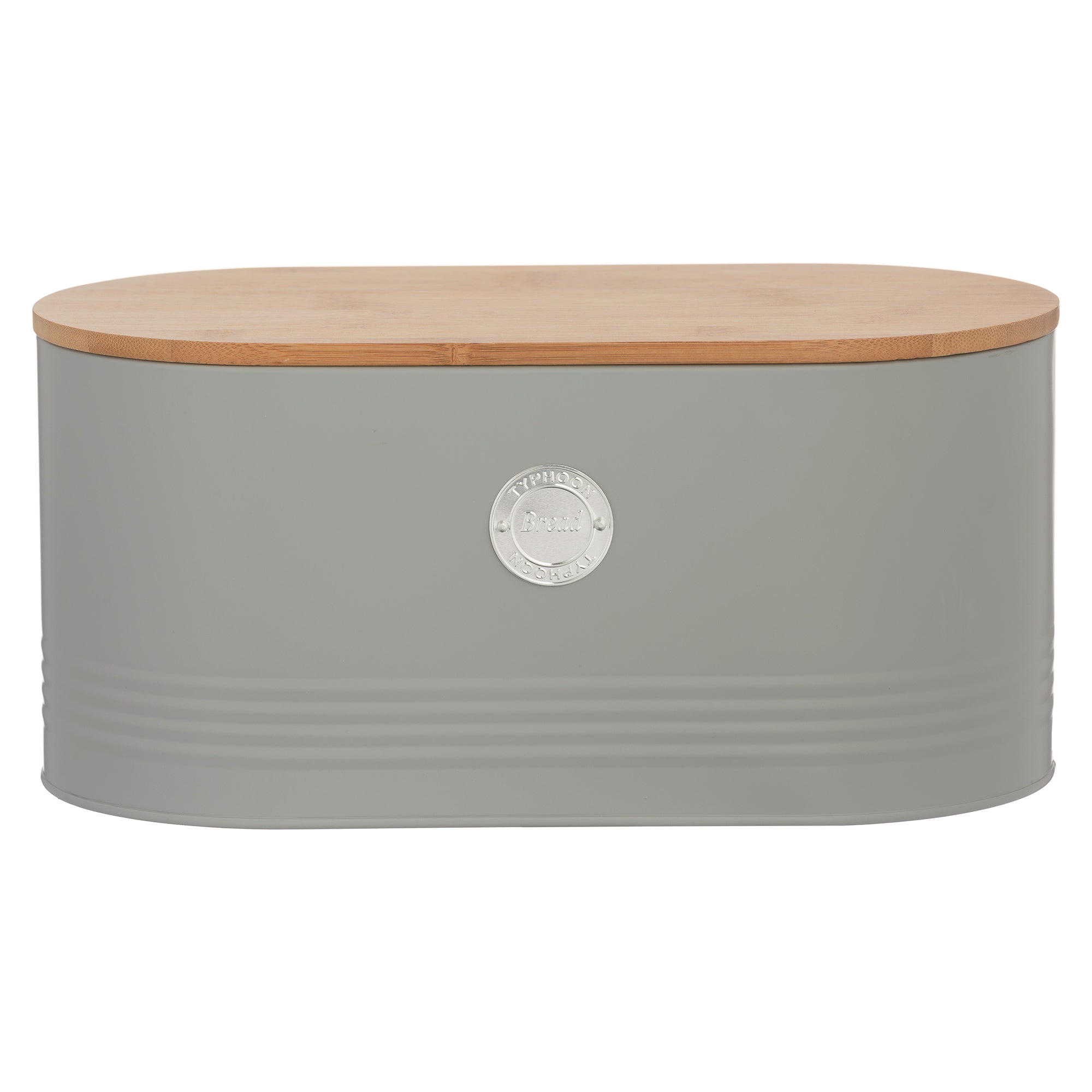 Typhoon Living Grey Stainless Steel Bread Bin