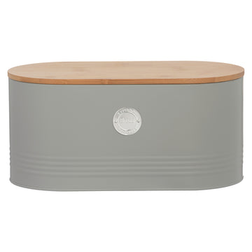 Typhoon Living Grey Stainless Steel Bread Bin