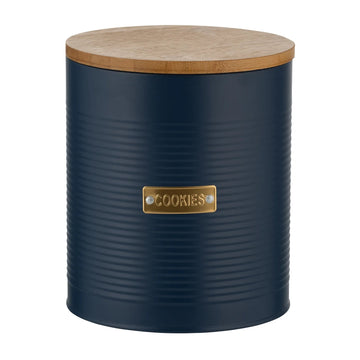 Typhoon Navy Blue Cookies Canister