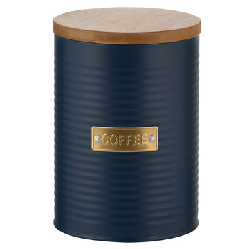 Typhoon Navy Blue Coffee Canister