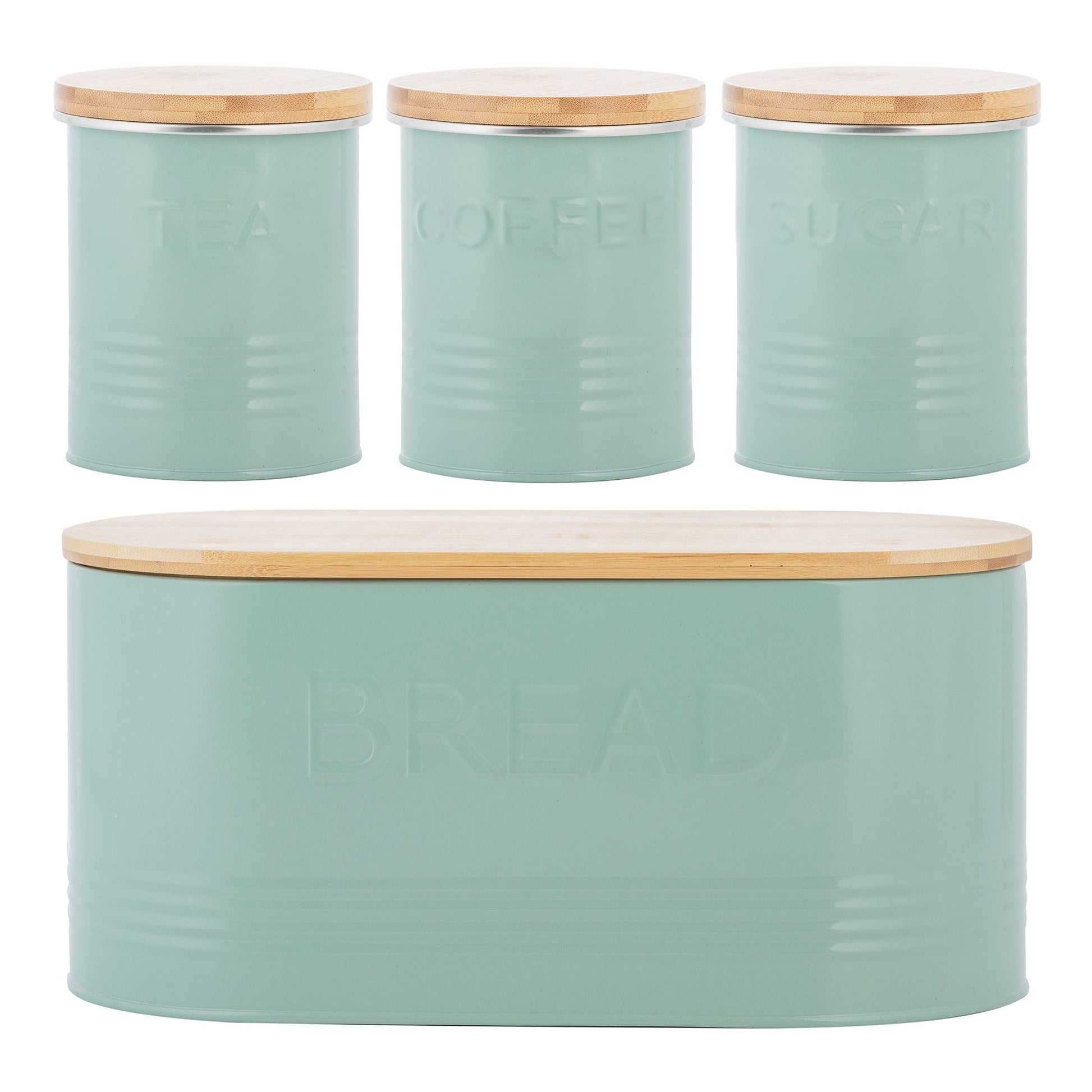 Typhoon Essential Pistachio Tea Coffee Storage Canisters Set