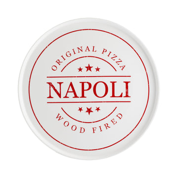 Typhoon 31cm Napoli Porcelain Pizza Serving Plate Tableware