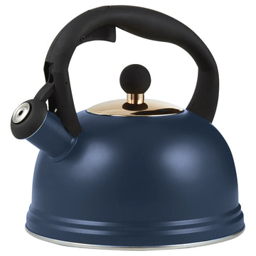 Typhoon 1.8L Navy Blue Whistling Kettle