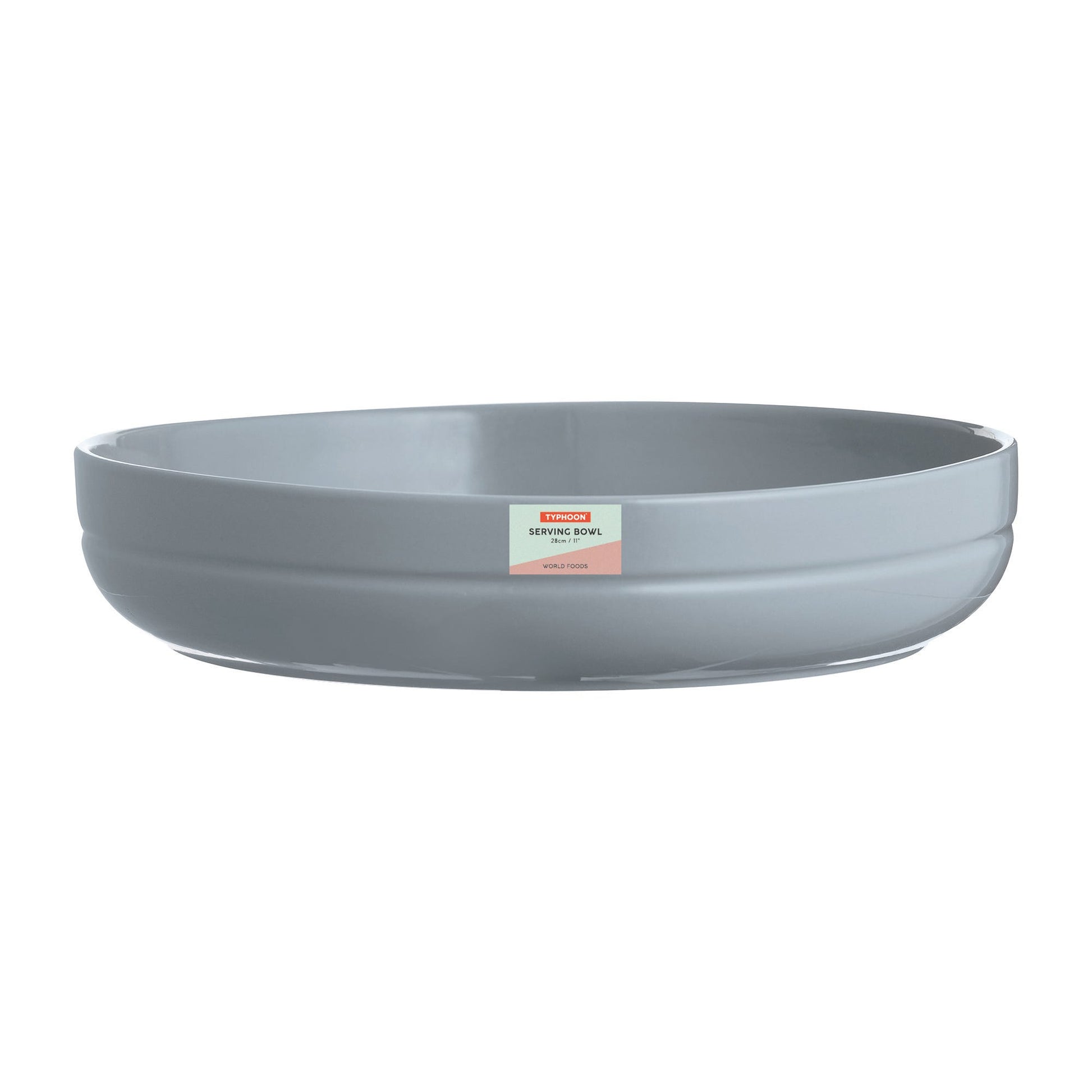 28cm Round Serving Bowl Blue Stoneware Tableware Plate