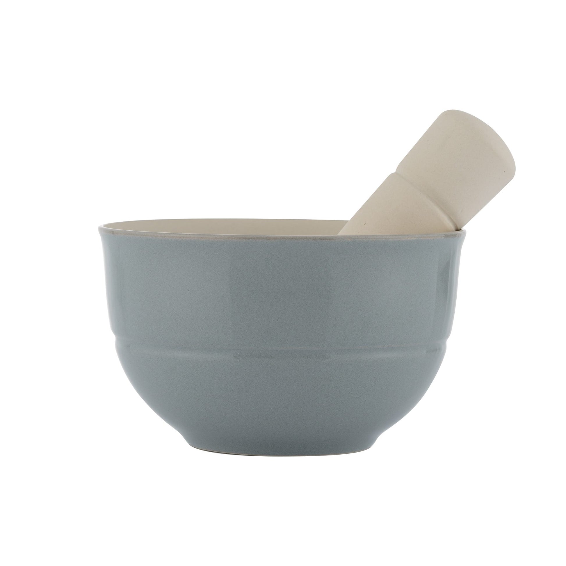 Blue Pestle & Mortar Set Stone Grinding Crushing
