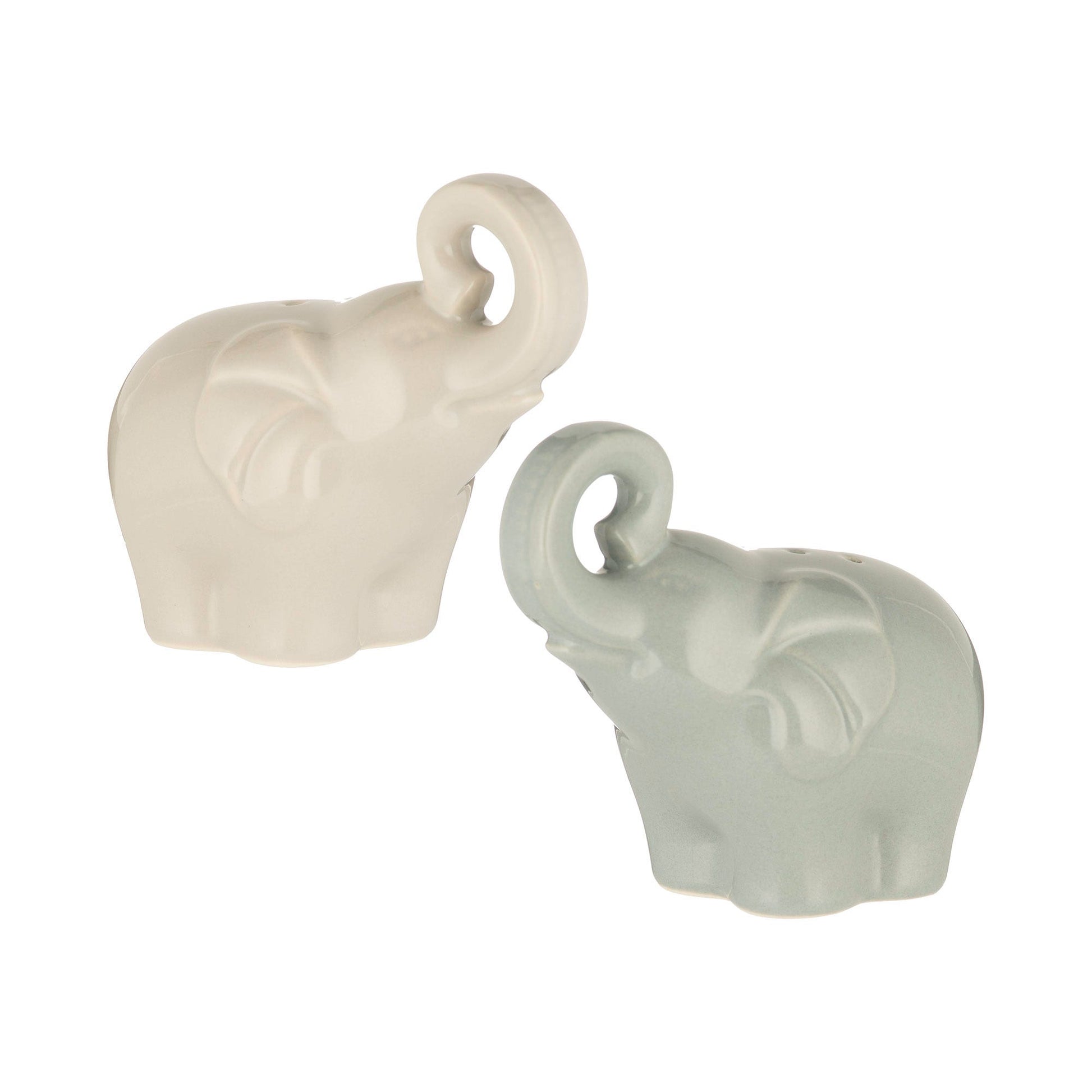 Typhoon World Foods Elephant Salt and Pepper Shaker Ceramic