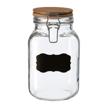 Grocer Medium 2L Glass Storage Jar