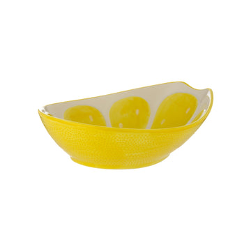 22cm Yellow Lemon Oval Shaped Serving Bowl
