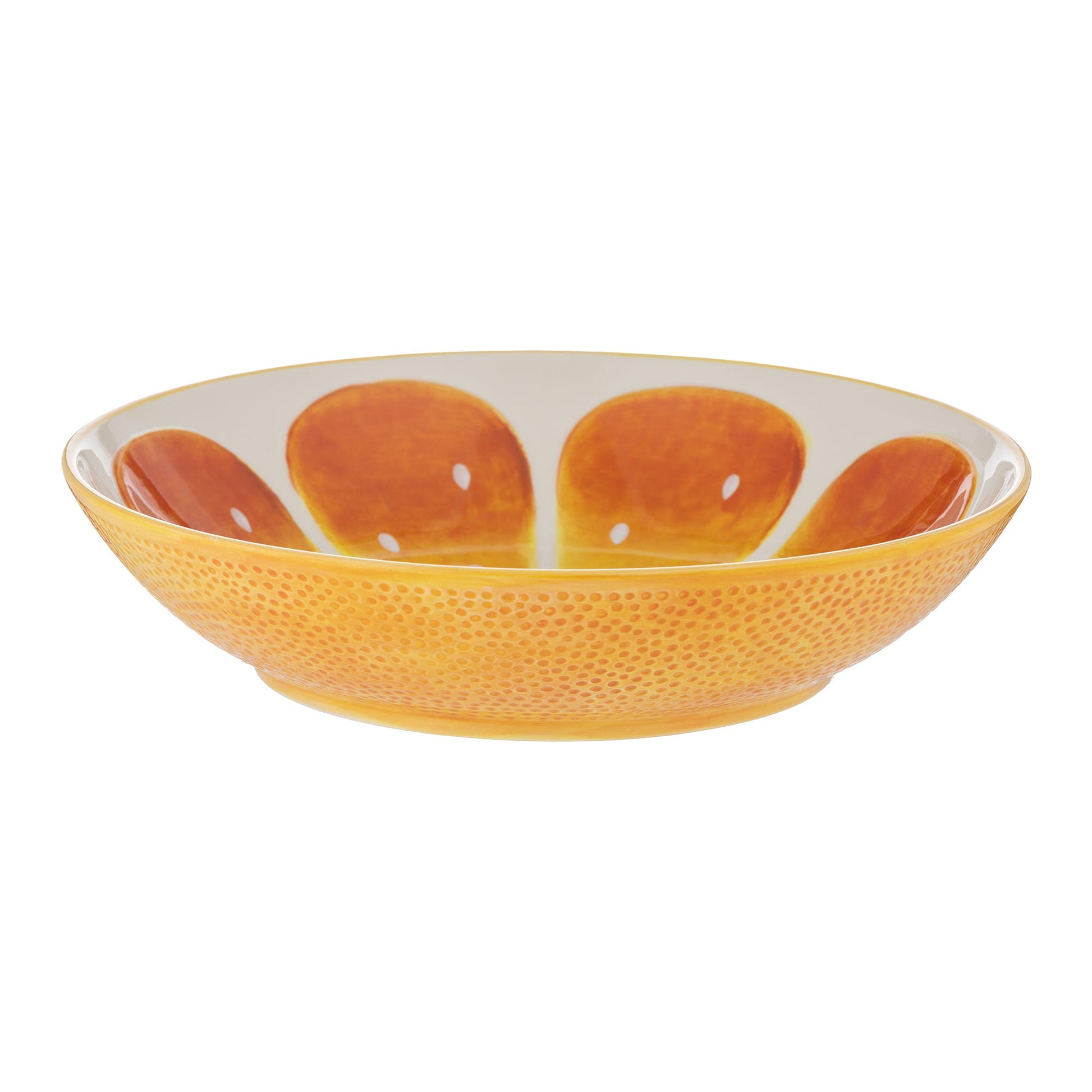 World Foods Orange 25cm Ceramic Bowl