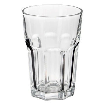 Euri Set Of 4 Luxor Clear Glass Tumblers 360ml