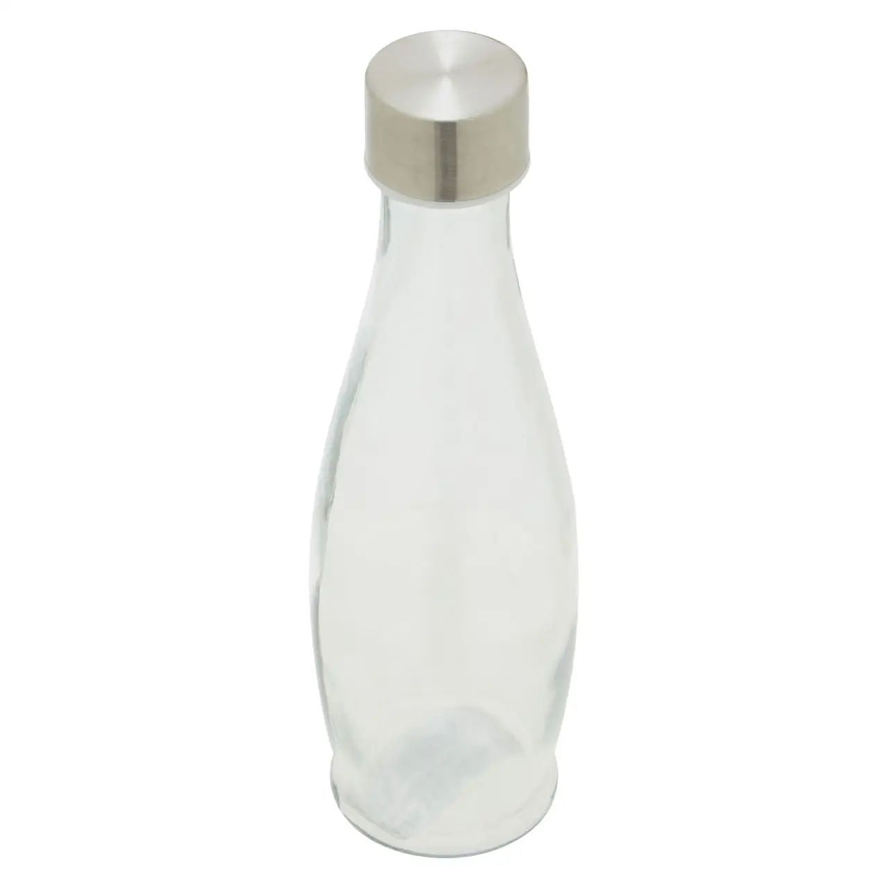 550ml Glass Bottle with Screw Top Lid Tapered Design