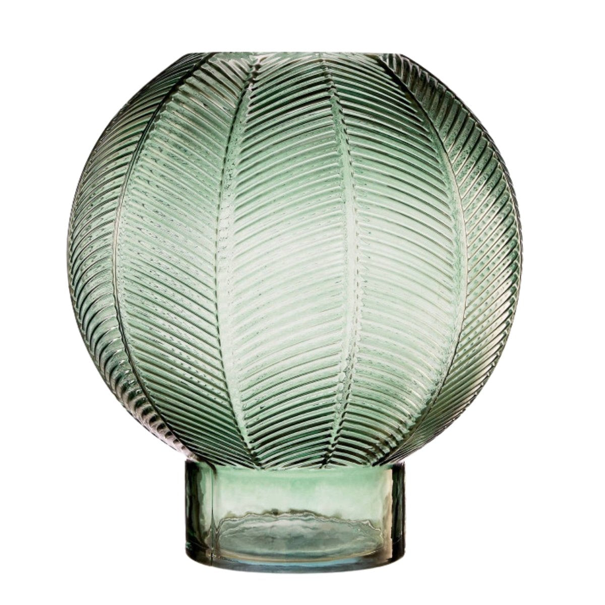 Complements Fern Green Large Glass Vase