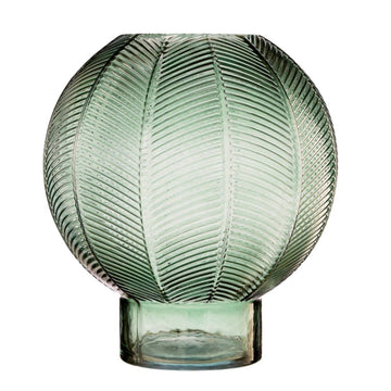 Complements Fern Green Large Glass Vase