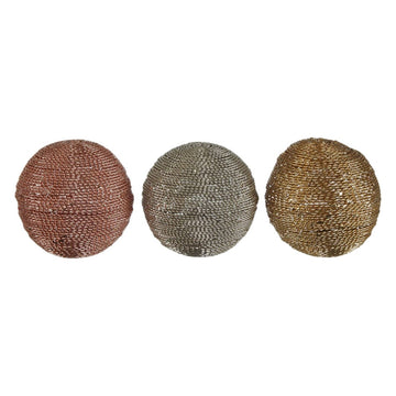 Hage Set of 3 Small Decorative Balls