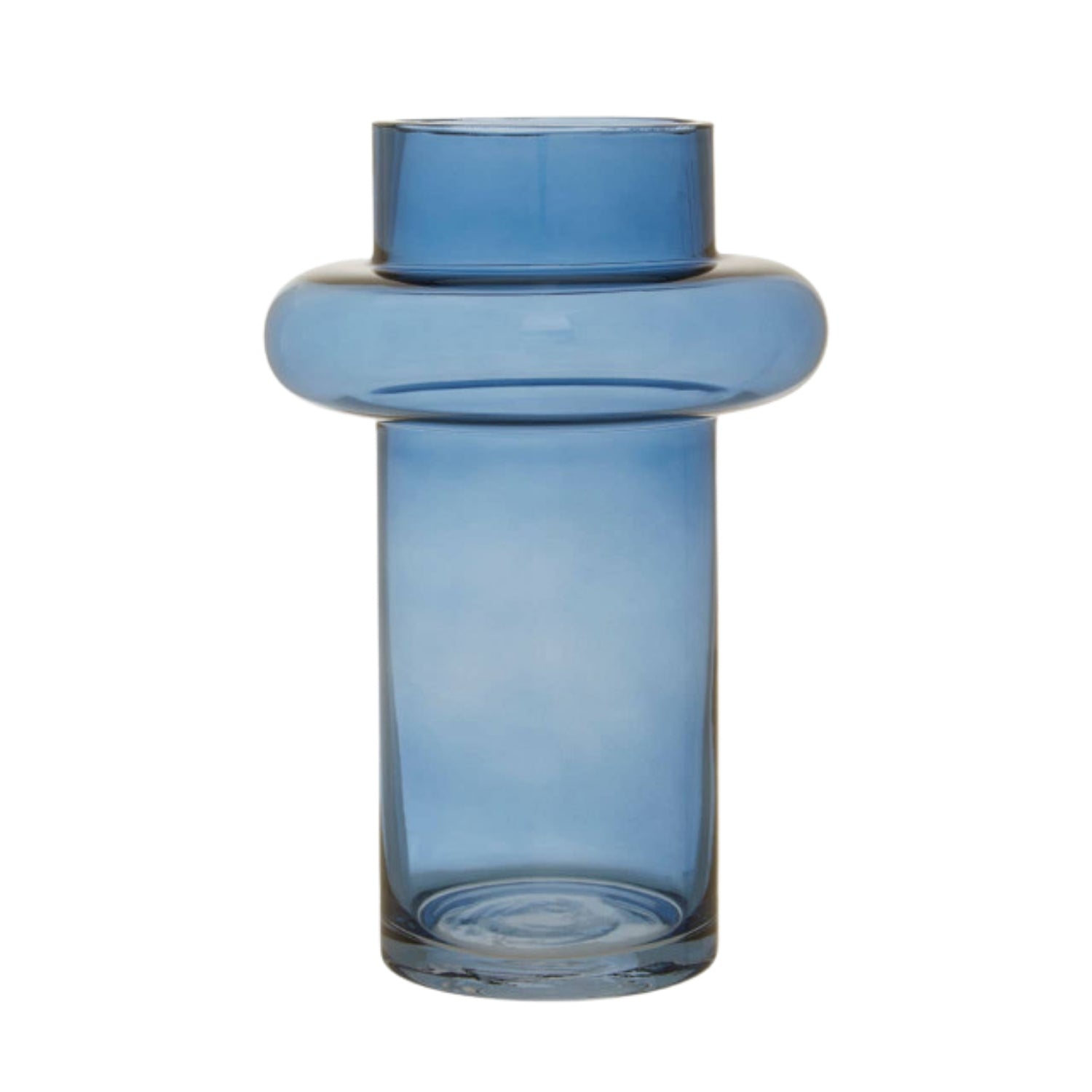 Sabrina Small Blue Glass Vase