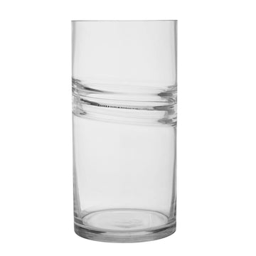 Optica Clear Glass Tall Vase