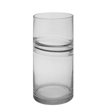 Optica Clear Glass Tall Vase