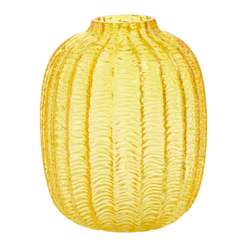 Briosa Small Yellow Glass Vase