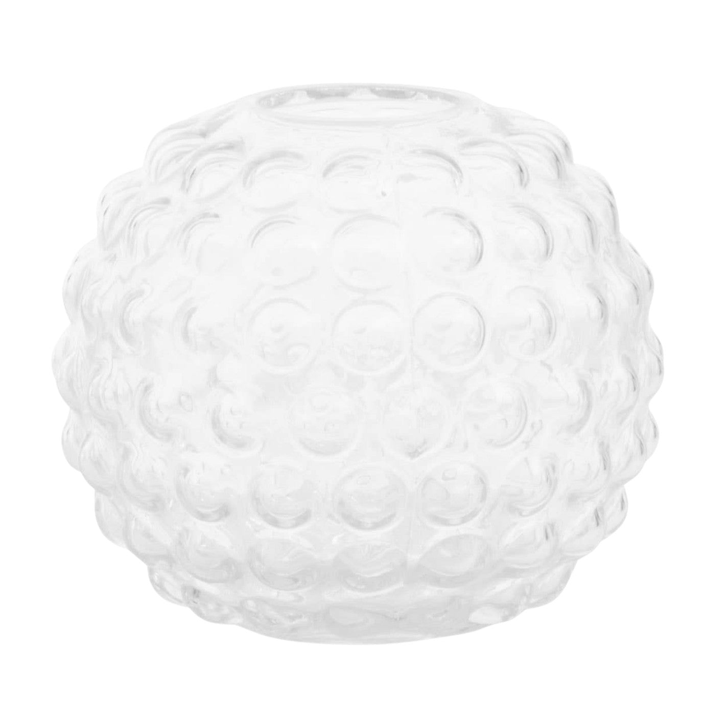 Ballo Small Round Clear Glass Vase