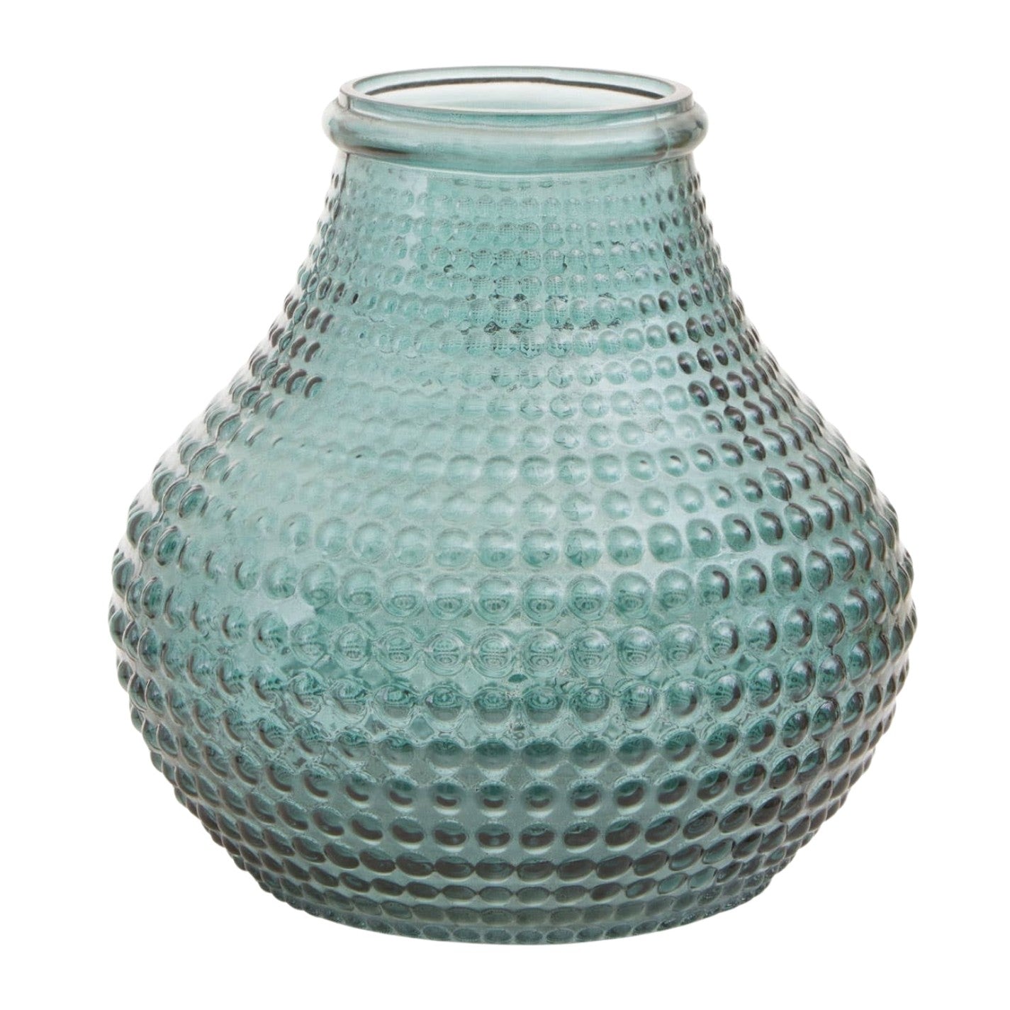 Ballo Small Green Glass Vase