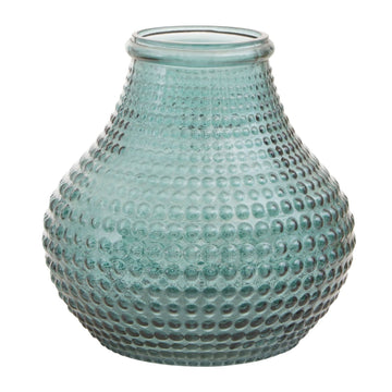 Ballo Small Green Glass Vase