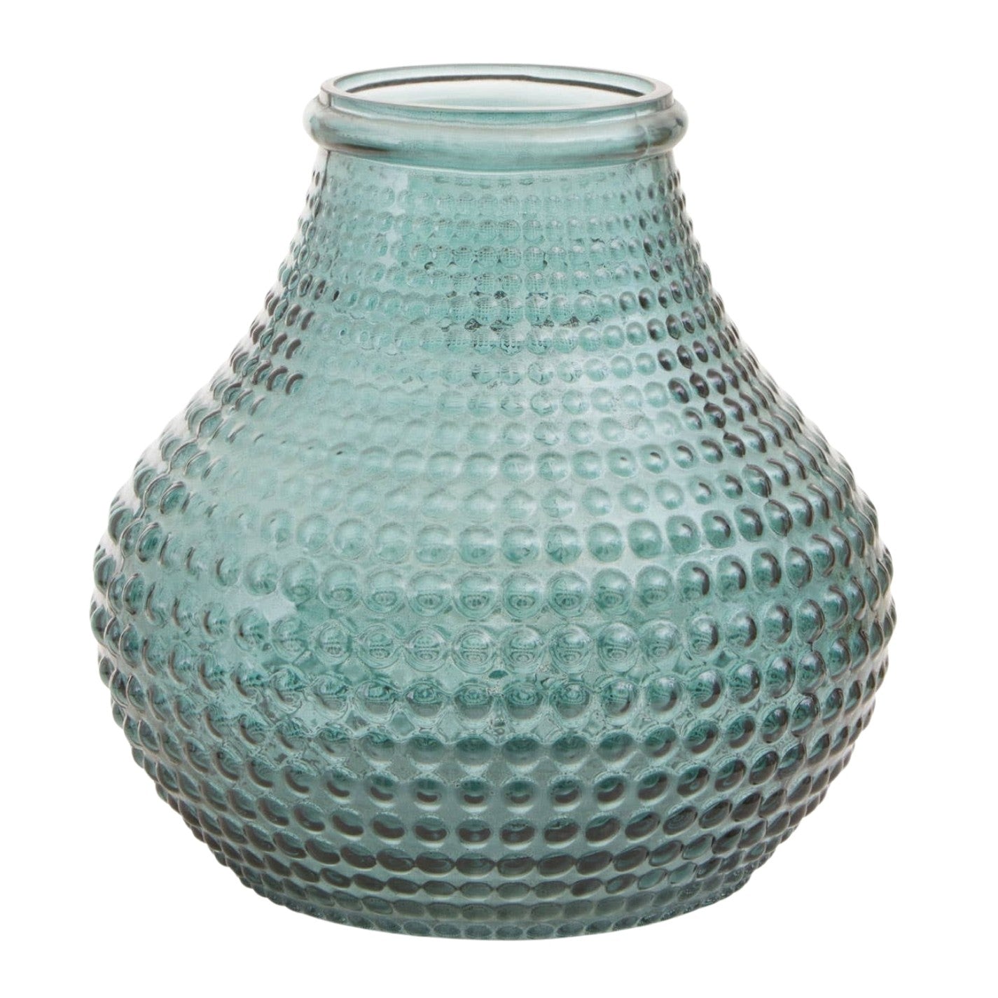 Ballo Large Green Glass Vase