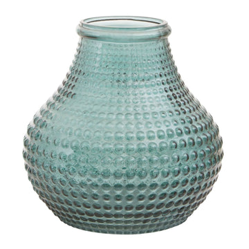 Ballo Large Green Glass Vase